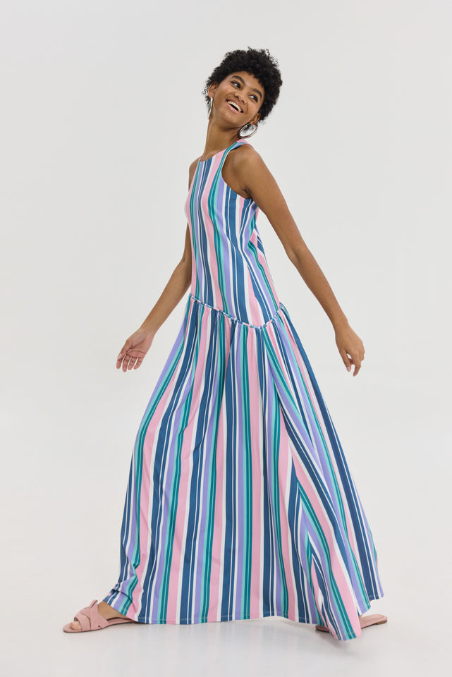 HILDA DRESS STRIPES