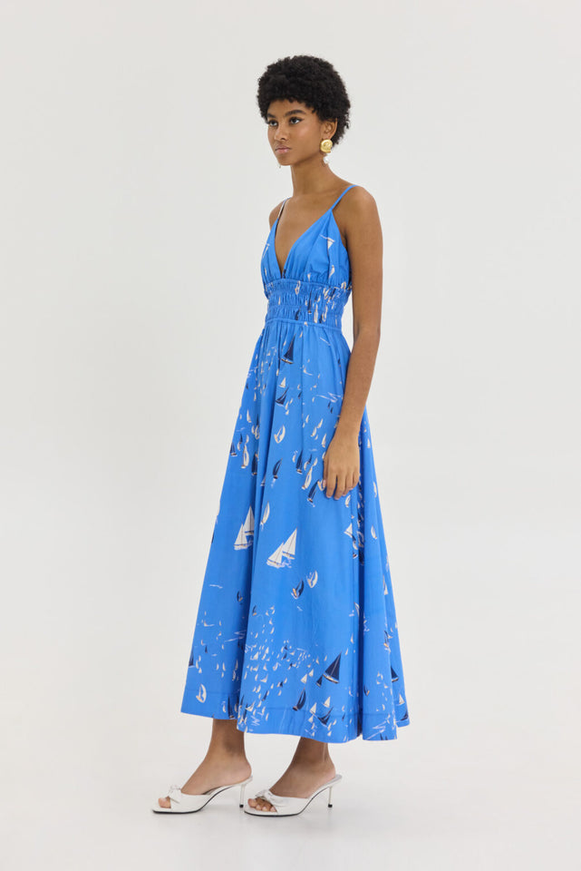 CHLOE DRESS BLUE
