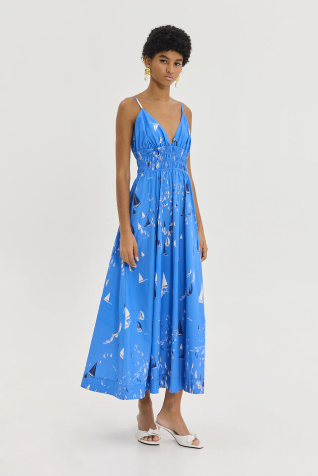 CHLOE DRESS BLUE