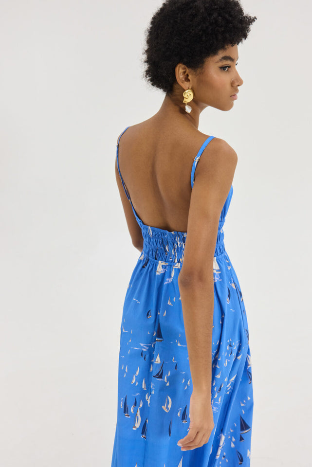CHLOE DRESS BLUE
