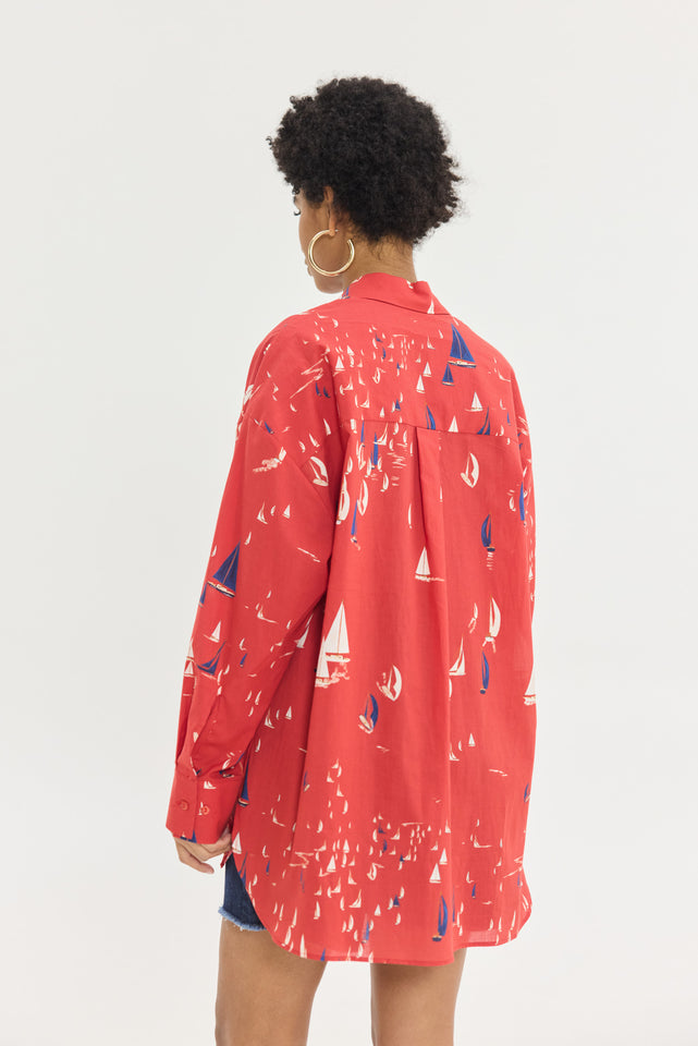 LORA SHIRT RED