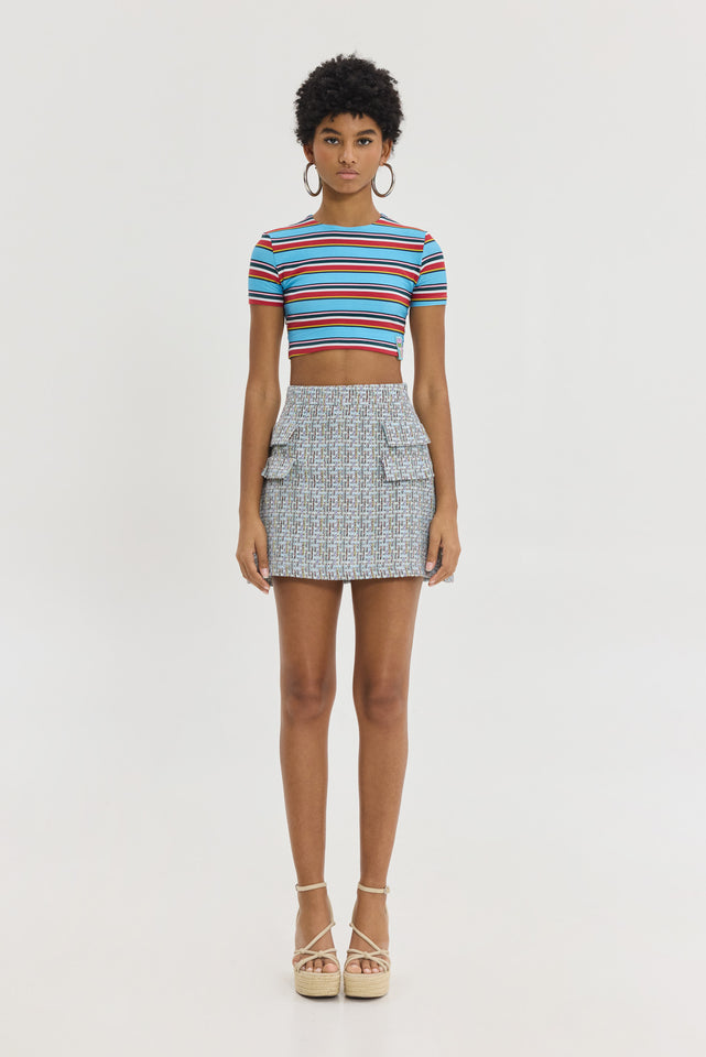 HANNA SKORT LIGHT BLUE