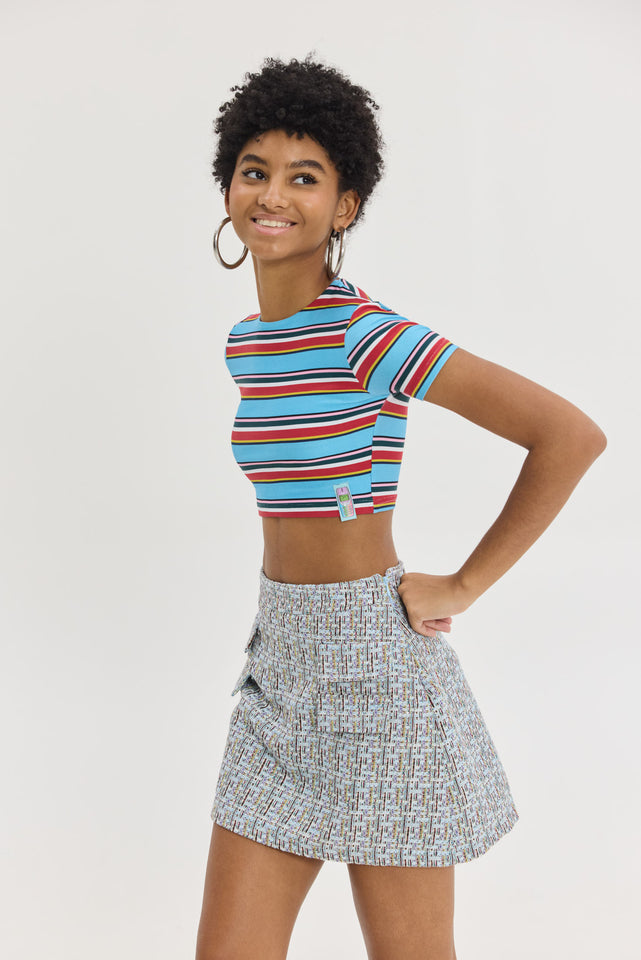 HANNA SKORT LIGHT BLUE