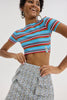 OPTIMUS TOP LIGHT BLUE STRIPES