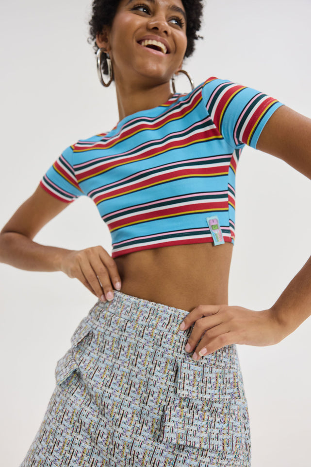 HANNA SKORT LIGHT BLUE