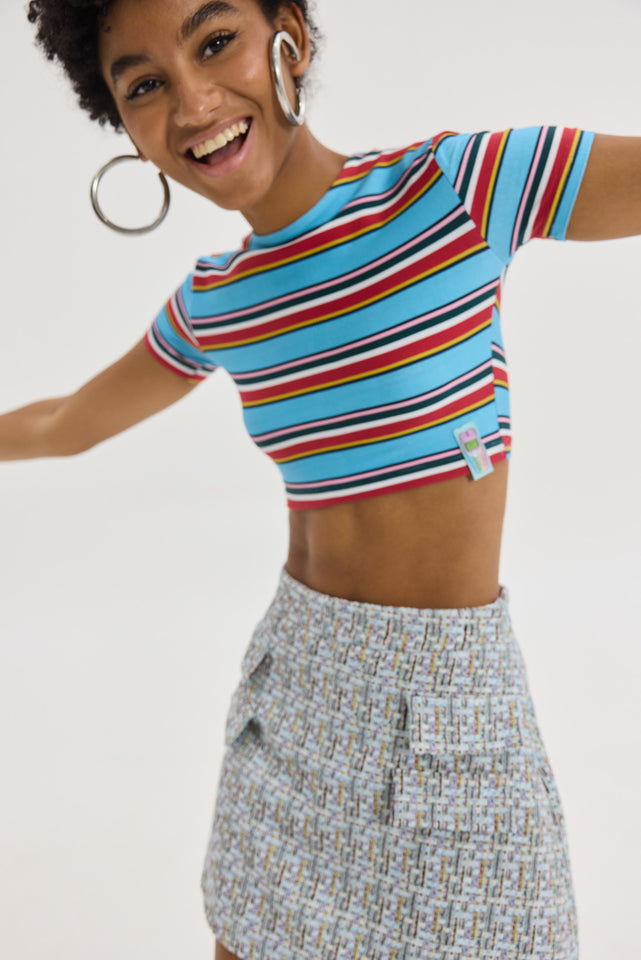HANNA SKORT LIGHT BLUE