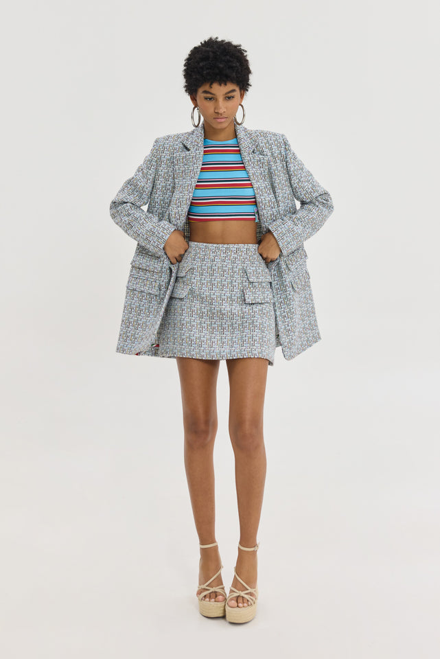HANNA SKORT LIGHT BLUE