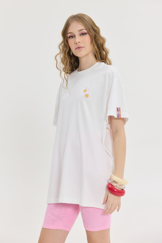 CHEETAH T-SHIRT OFF WHITE TAVLI