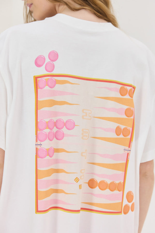 CHEETAH T-SHIRT OFF WHITE TAVLI