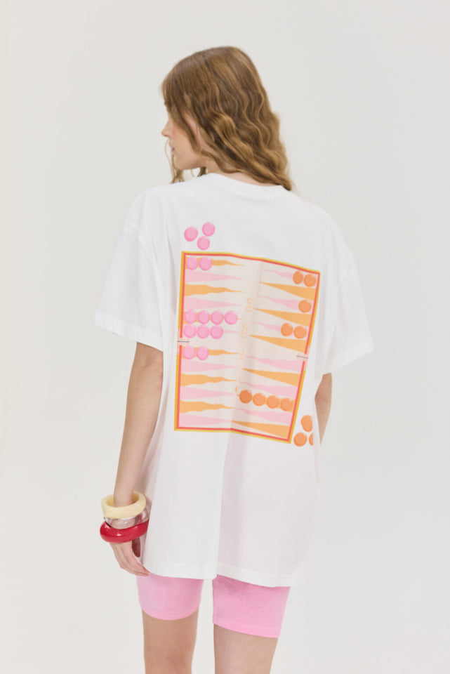 CHEETAH T-SHIRT OFF WHITE TAVLI