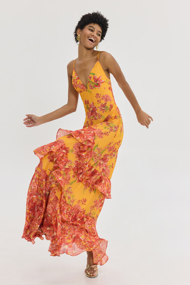 GIGI DRESS ORANGE