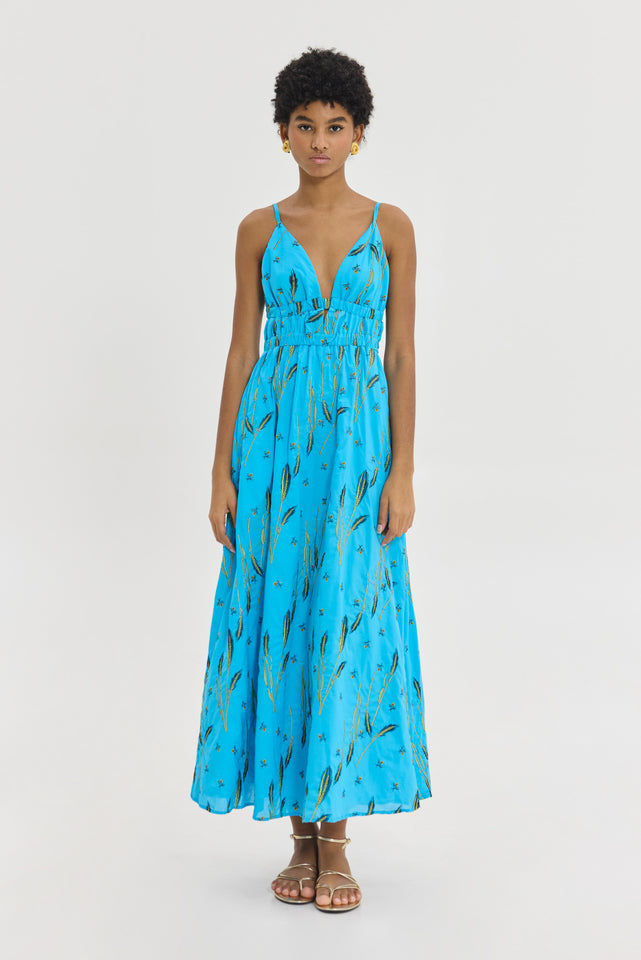 IRIANA DRESS TURQUOISE