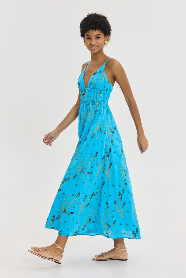 IRIANA DRESS TURQUOISE