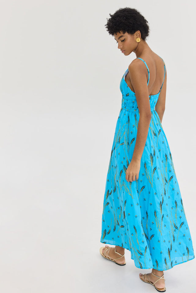 IRIANA DRESS TURQUOISE