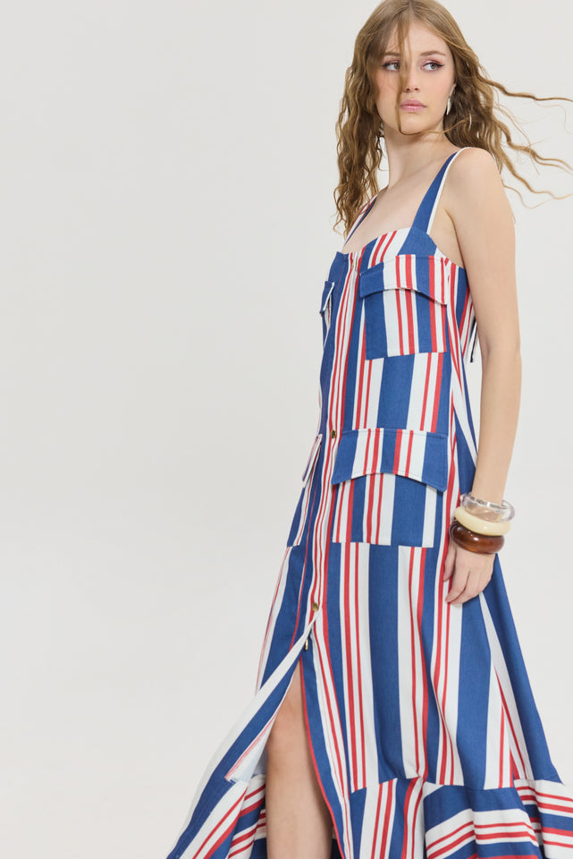 STAR DRESS NAUTICA STRIPES