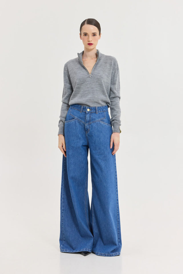 SAGITTARIUS DENIM PANTS MID BLUE