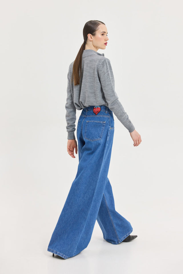 SAGITTARIUS DENIM PANTS MID BLUE