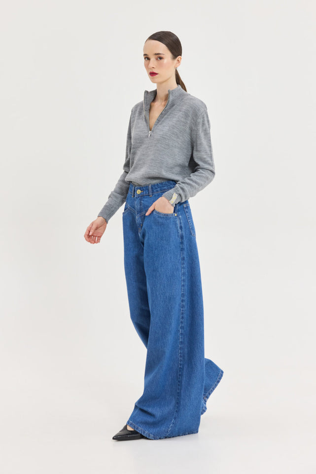 SAGITTARIUS DENIM PANTS MID BLUE