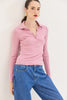 SPECTER KNITTED TOP PINK