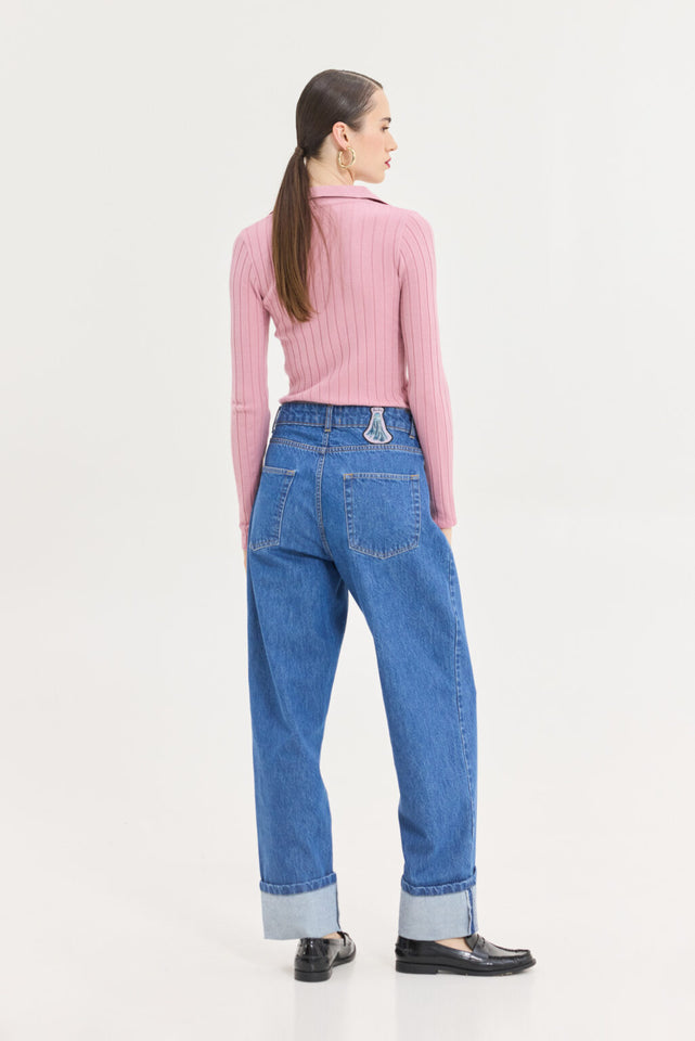 SPECTER KNITTED TOP PINK