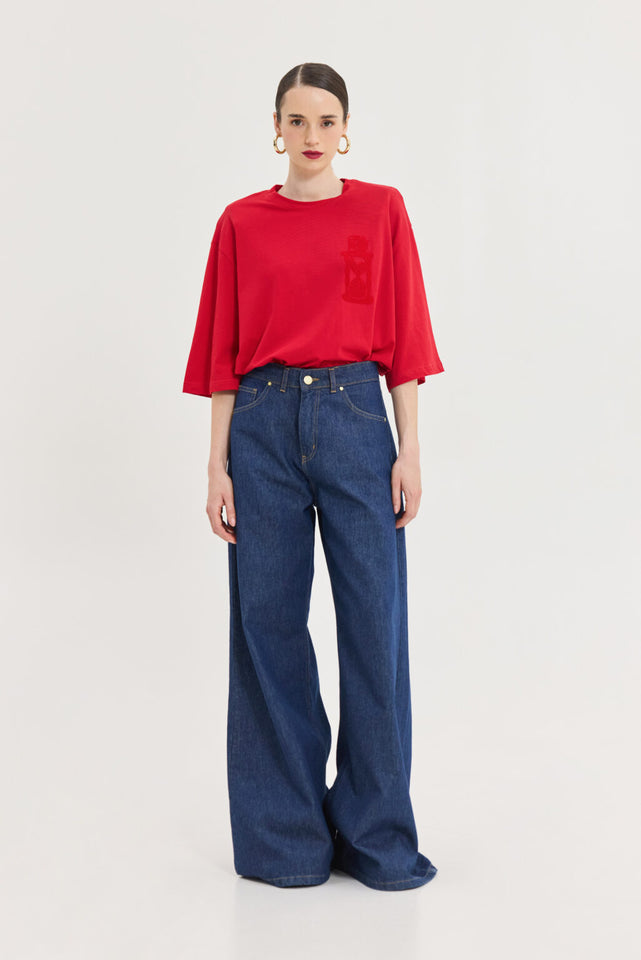 SALEM DENIM PANTS DARK BLUE
