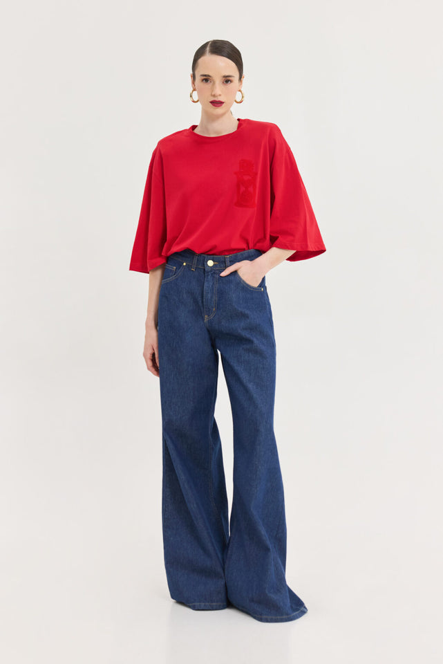 SALEM DENIM PANTS DARK BLUE
