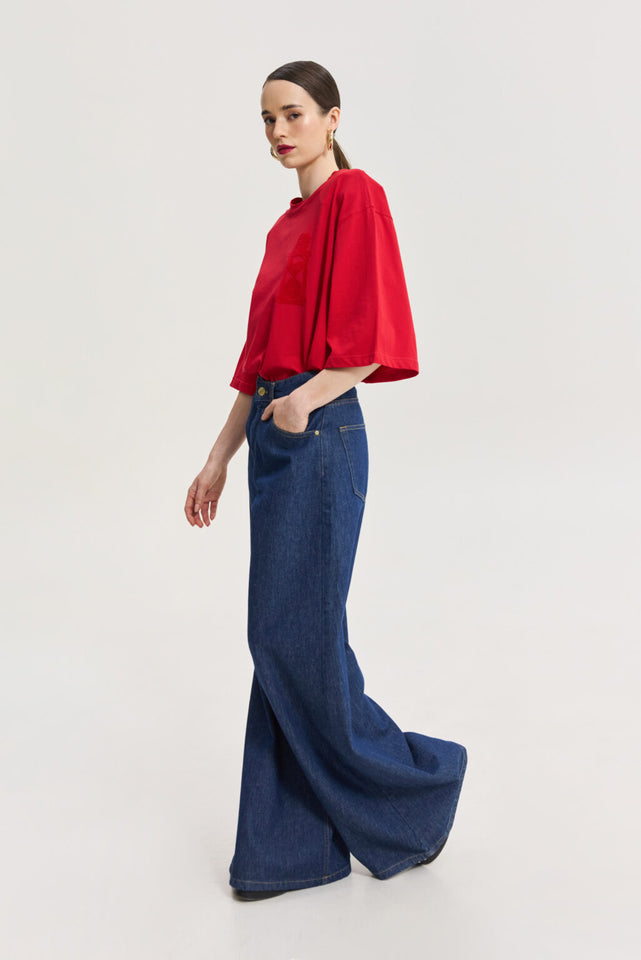 SALEM DENIM PANTS DARK BLUE