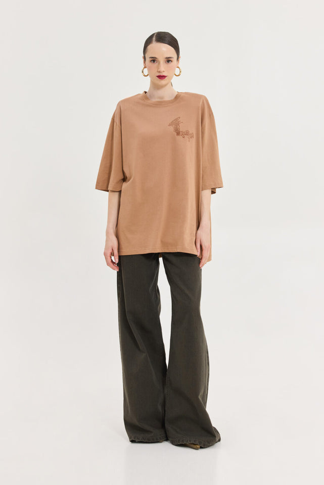 SAHARA T-SHIRT CAMEL