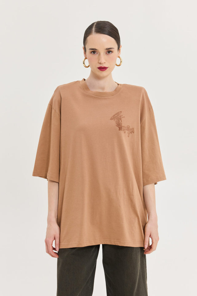 SAHARA T-SHIRT CAMEL