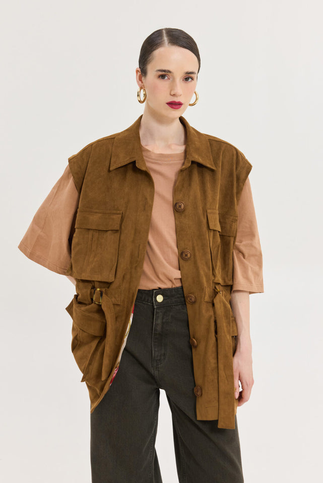 ROAD JACKET BROWN