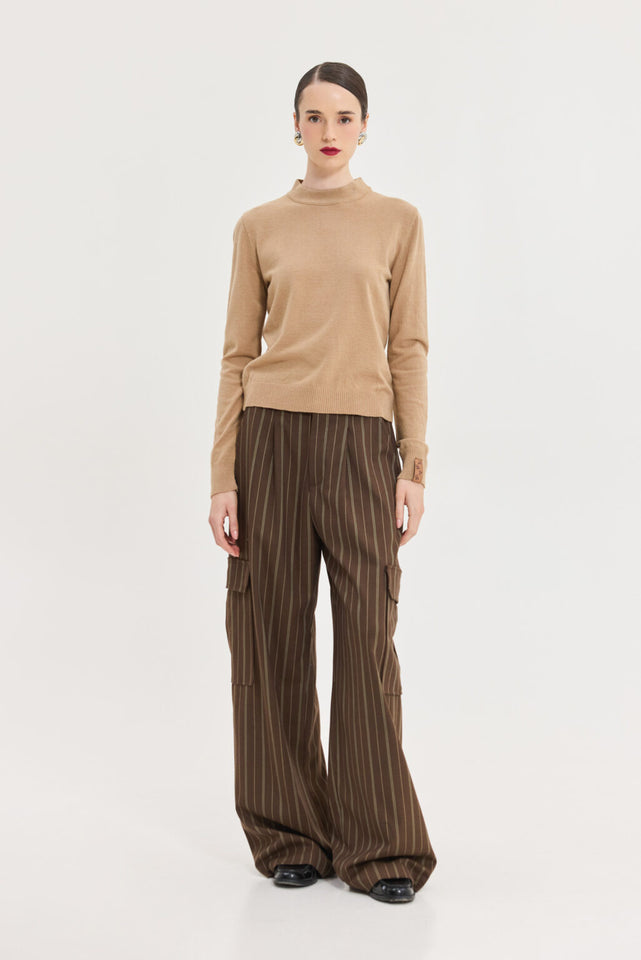 ZENITH KNITTED TOP BEIGE