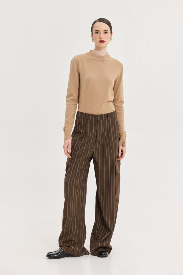 ZENITH KNITTED TOP BEIGE