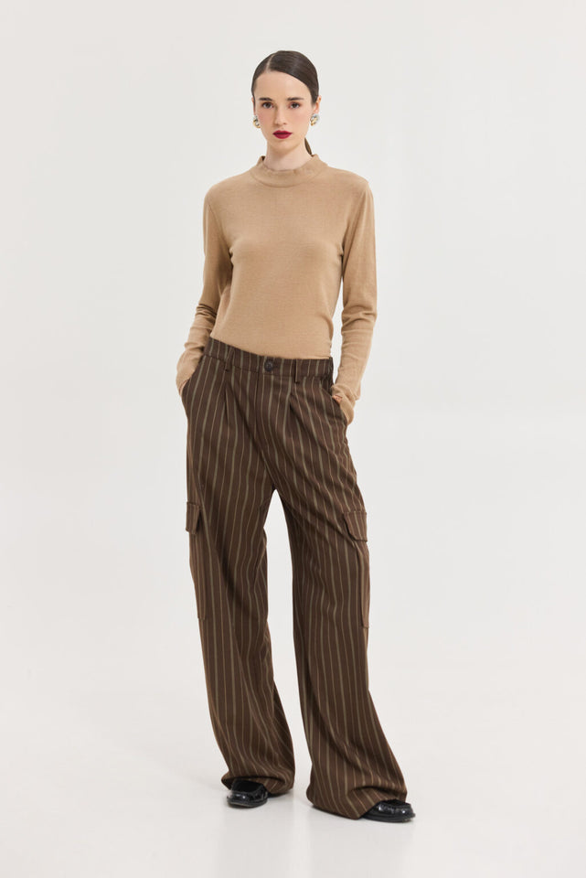 ZENITH KNITTED TOP BEIGE
