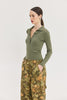 SPECTER KNITTED TOP KHAKI