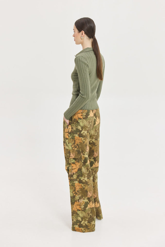 SPECTER KNITTED TOP KHAKI