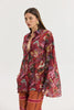 HEATHER SHIRT BORDEAUX