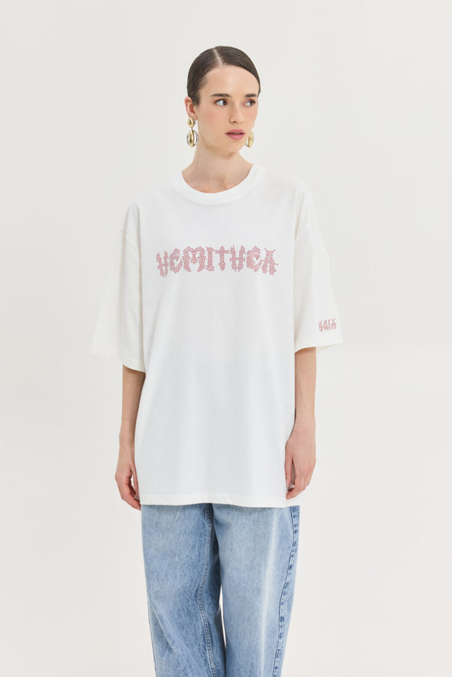 CHEETAH OFF WHITE T-SIRT METAL VIBES