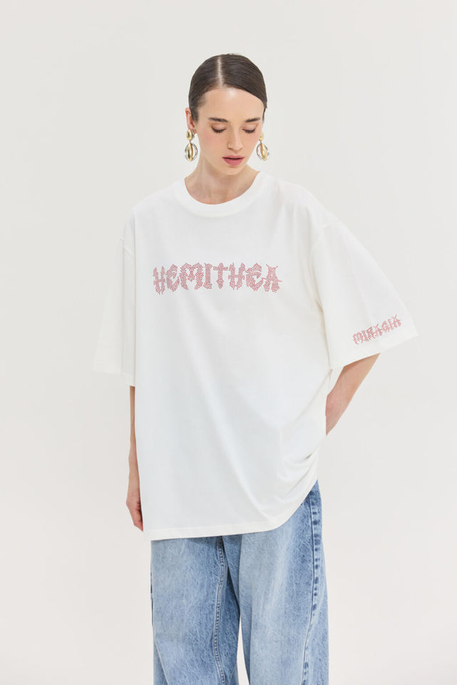 CHEETAH OFF WHITE T-SIRT METAL VIBES