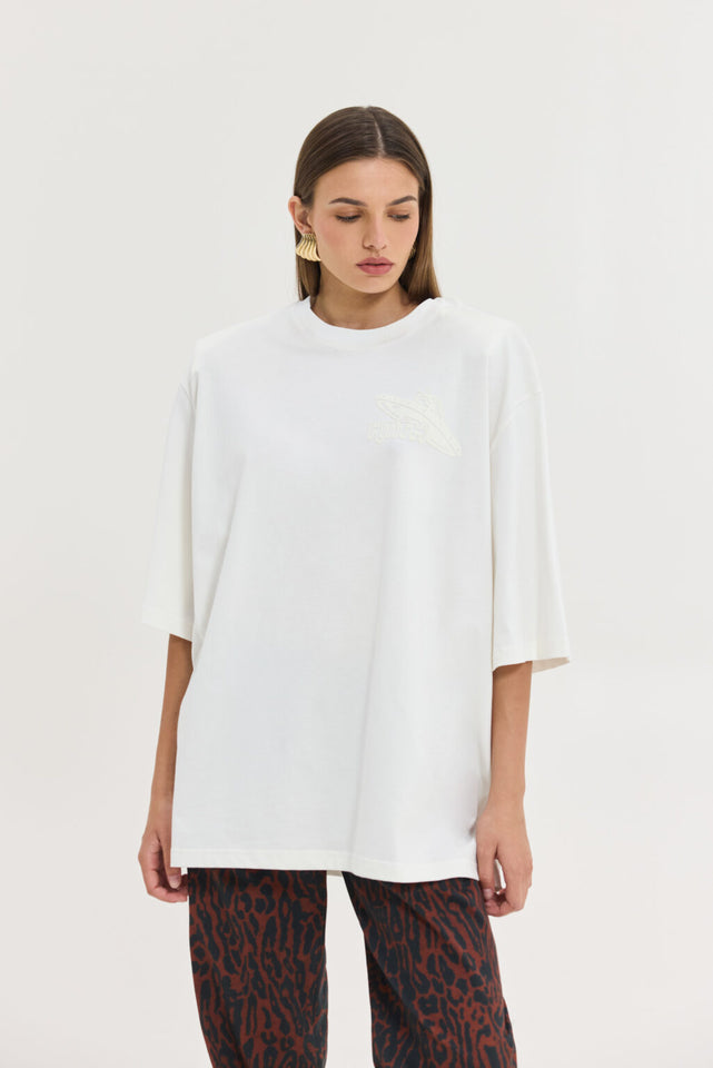 SAHARA T-SHIRT OFF-WHITE