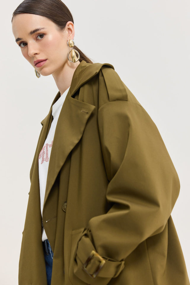 ASTRA TRENCHCOAT KHAKI