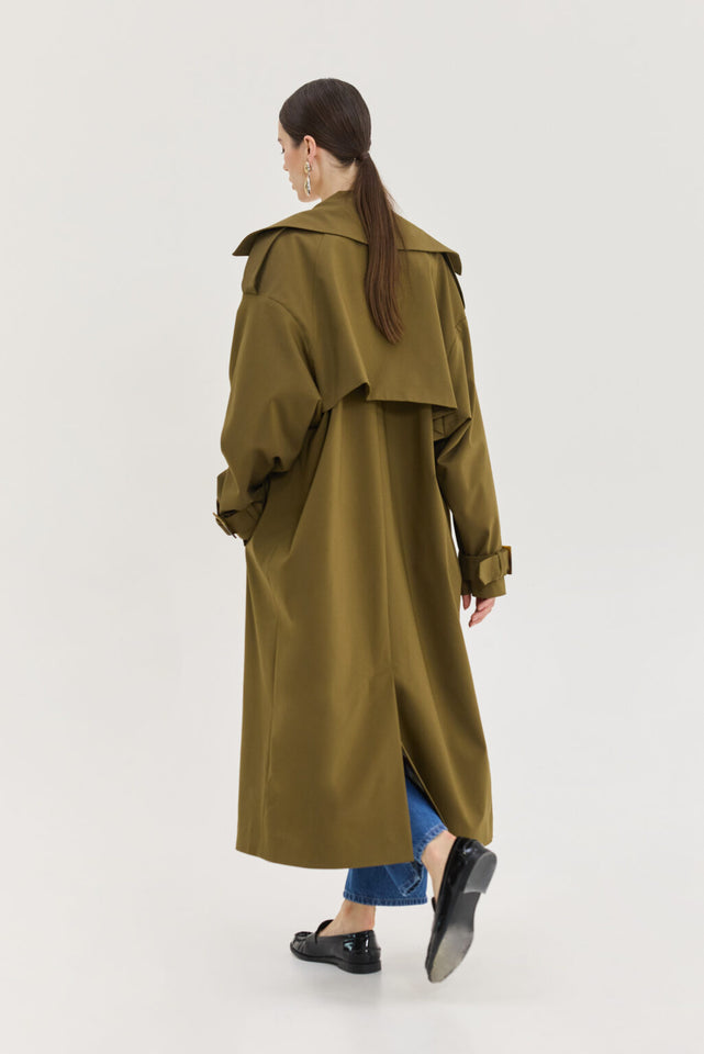 ASTRA TRENCHCOAT KHAKI