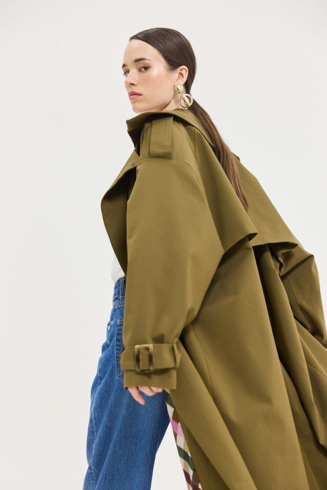 ASTRA TRENCHCOAT KHAKI