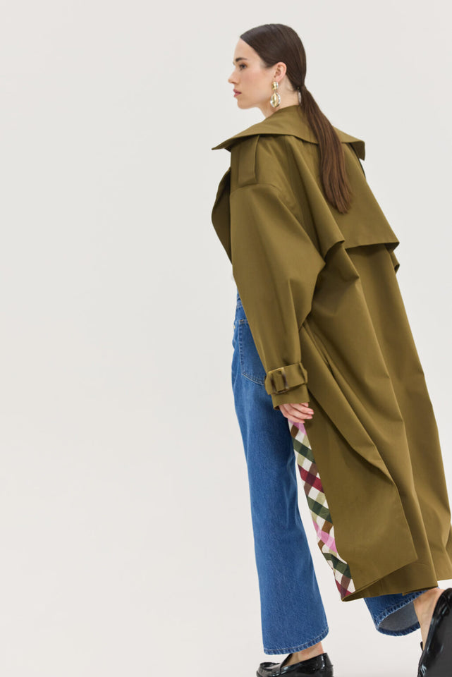 ASTRA TRENCHCOAT KHAKI