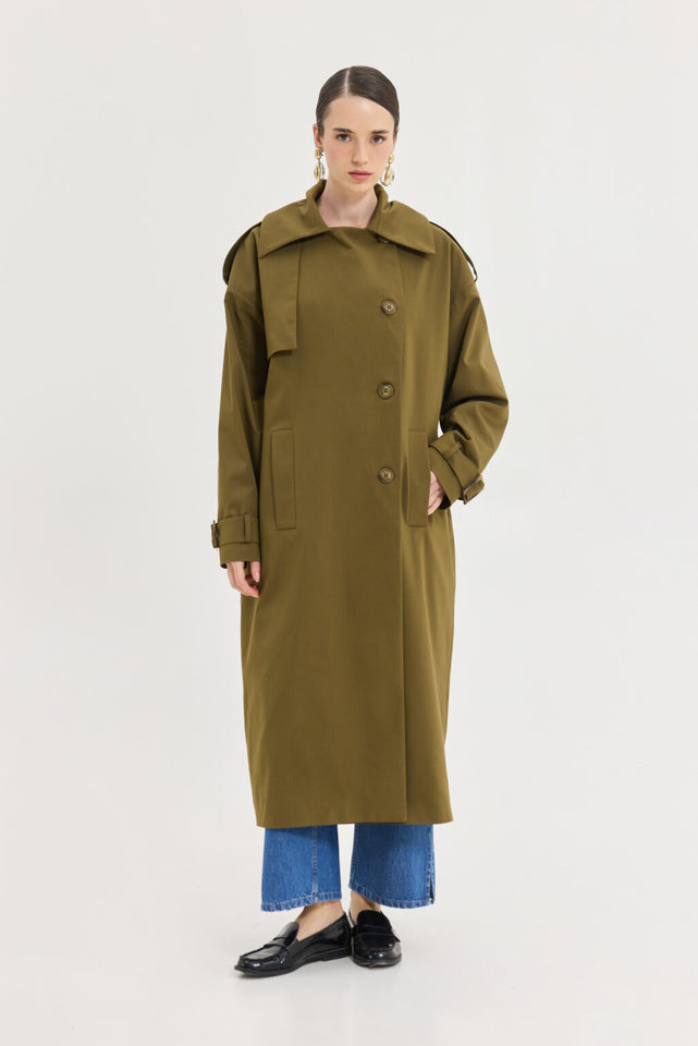 ASTRA TRENCHCOAT KHAKI