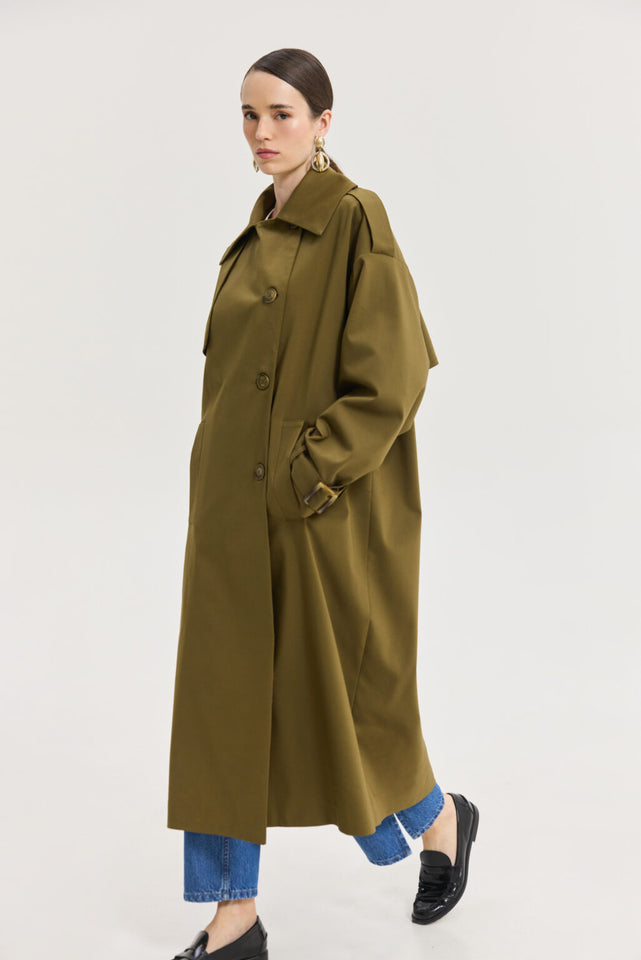 ASTRA TRENCHCOAT KHAKI