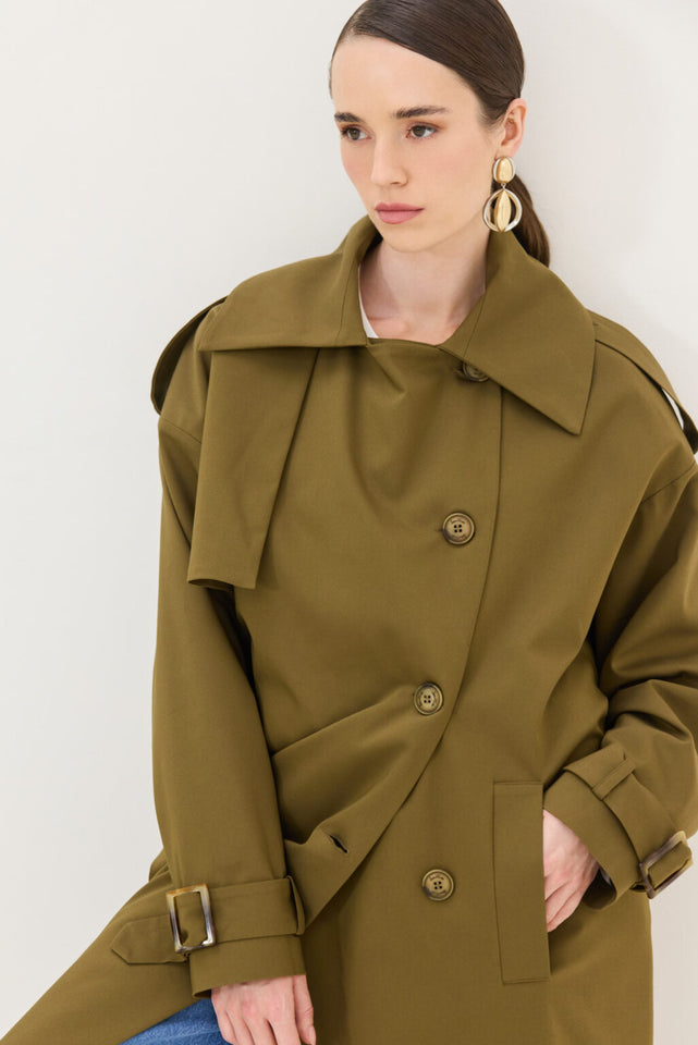 ASTRA TRENCHCOAT KHAKI