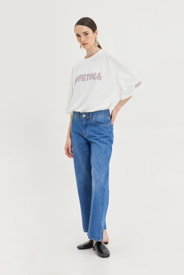CHEETAH OFF WHITE T-SIRT METAL VIBES