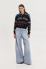 ASTRID KNITTED SWEATSHIRT BLACK