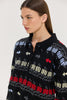 ASTRID KNITTED SWEATSHIRT BLACK