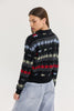 ASTRID KNITTED SWEATSHIRT BLACK